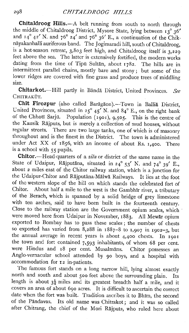 Imperial Gazetteer2 of India, Volume 10, page 298