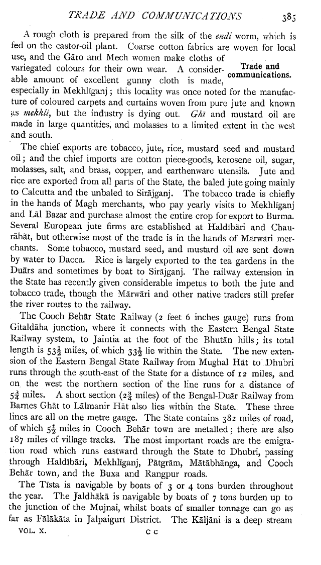 Imperial Gazetteer2 of India, Volume 10, page 385
