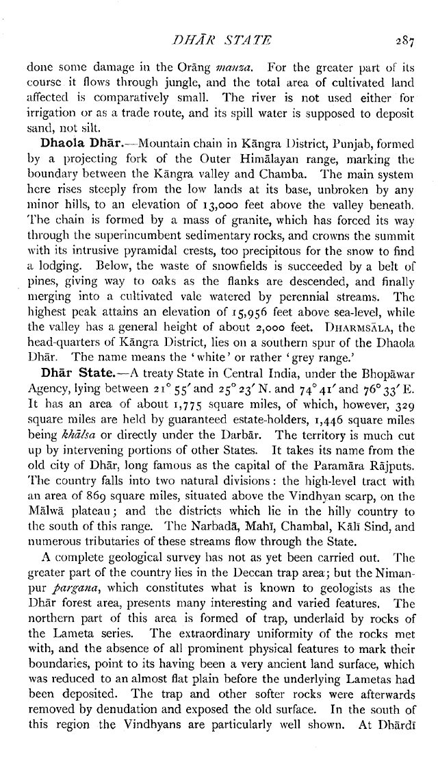 Imperial Gazetteer2 of India, Volume 11, page 287