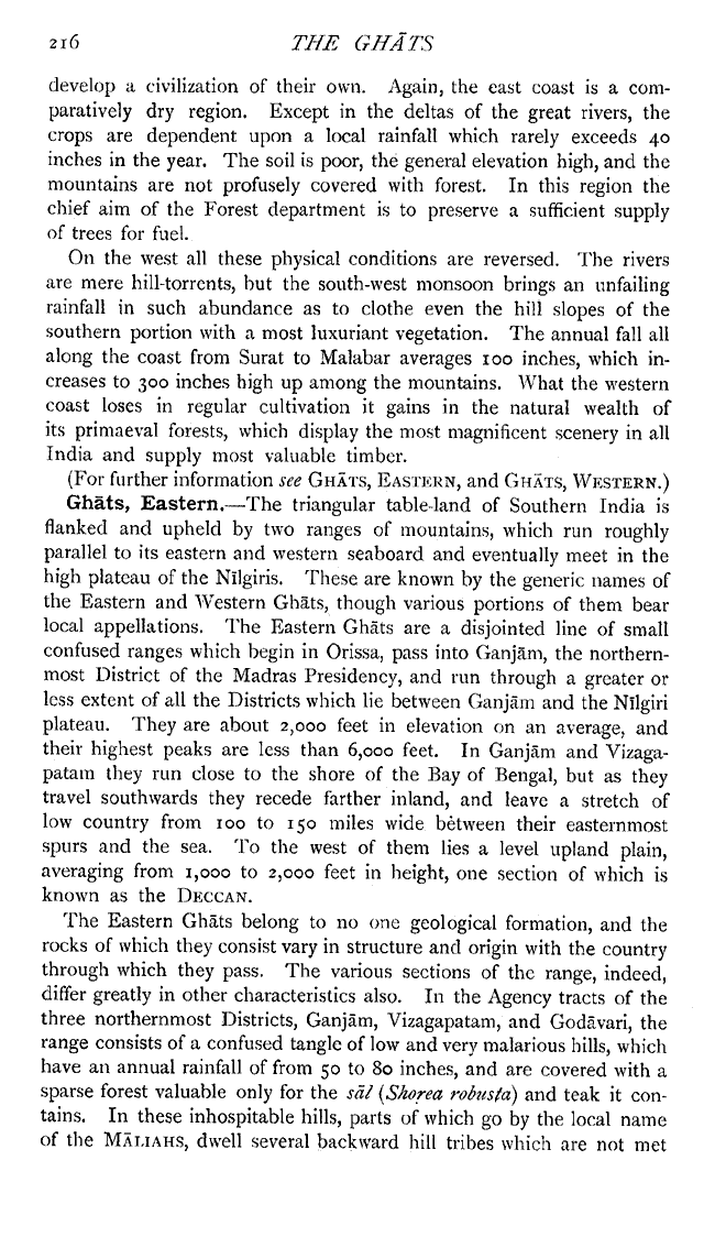 Imperial Gazetteer2 of India, Volume 12, page 216