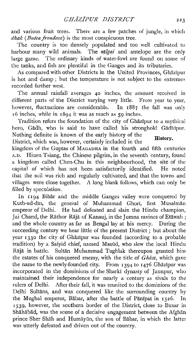 Imperial Gazetteer2 of India, Volume 12, page 223