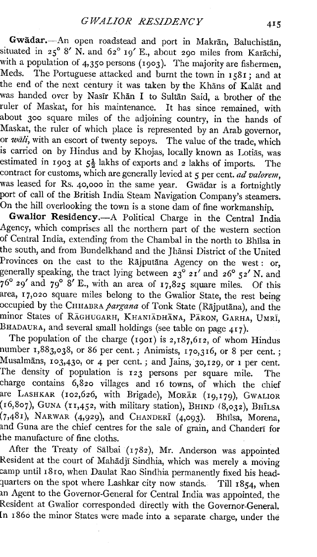 Imperial Gazetteer2 of India, Volume 12, page 415