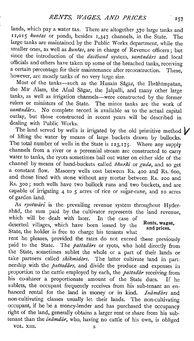 Imperial Gazetteer2 of India, Volume 13, page 257