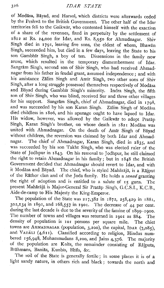 Imperial Gazetteer2 of India, Volume 13, page 326
