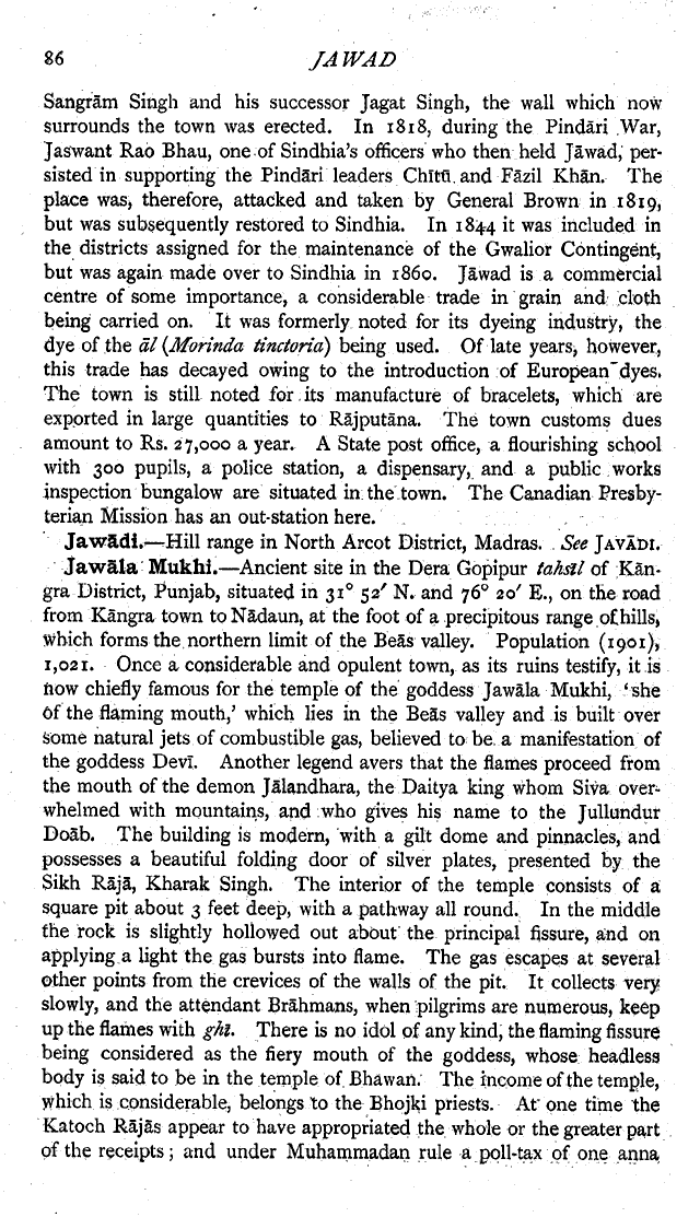 Imperial Gazetteer2 of India, Volume 14, page 86