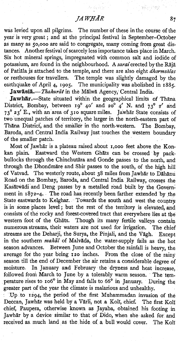 Imperial Gazetteer2 of India, Volume 14, page 87