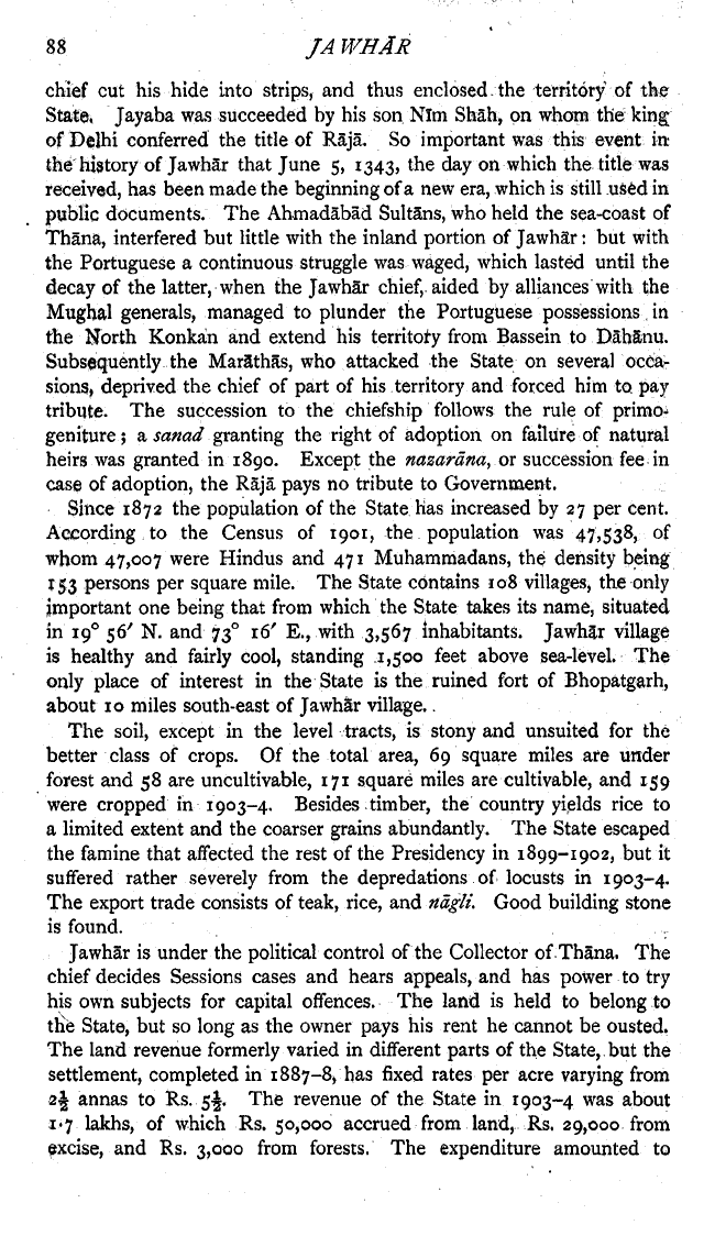 Imperial Gazetteer2 of India, Volume 14, page 88