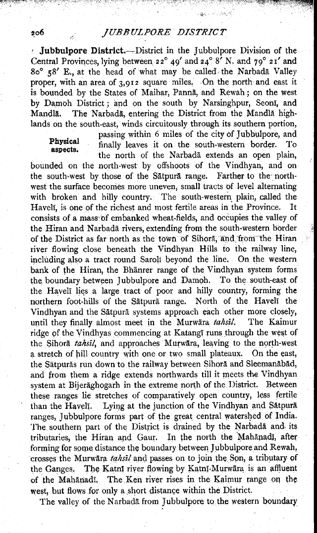 Imperial Gazetteer2 of India, Volume 14, page 206