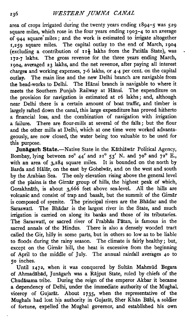 Imperial Gazetteer2 of India, Volume 14, page 236