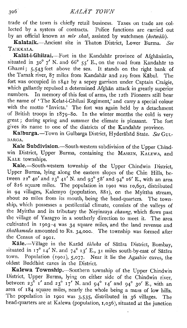 Imperial Gazetteer2 of India, Volume 14, page 306