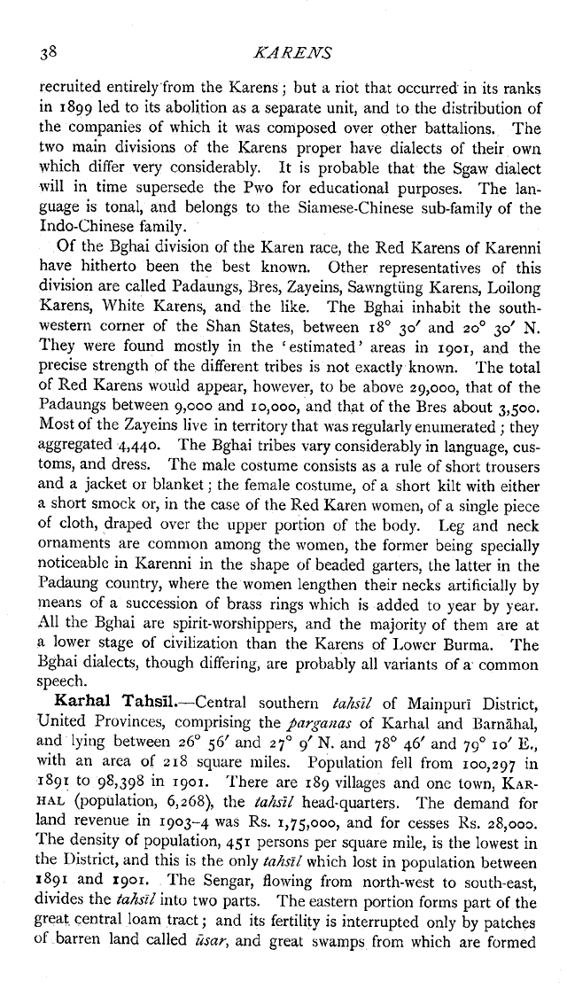 Imperial Gazetteer2 of India, Volume 15, page 38