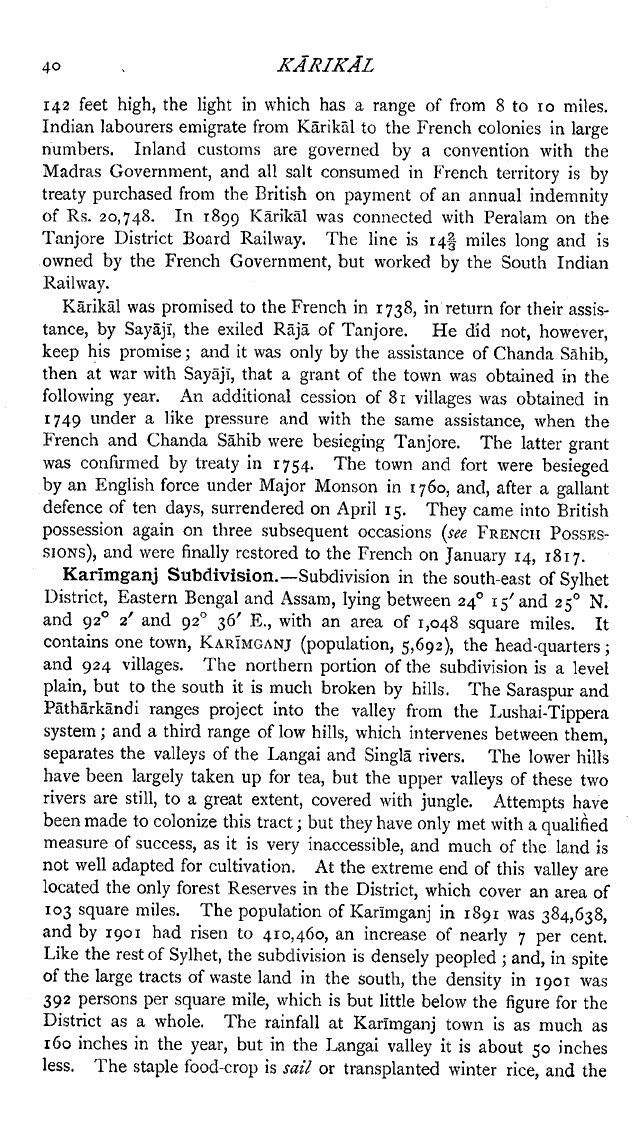Imperial Gazetteer2 of India, Volume 15, page 40