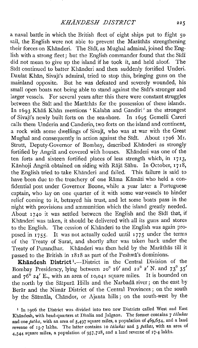Imperial Gazetteer2 of India, Volume 15, page 225
