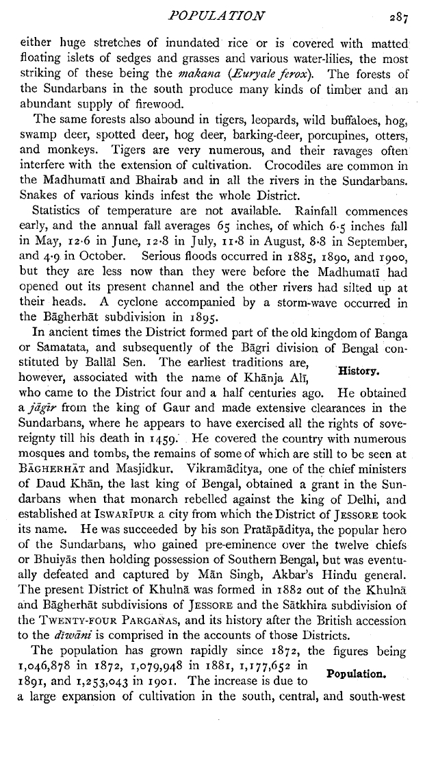 Imperial Gazetteer2 of India, Volume 15, page 287