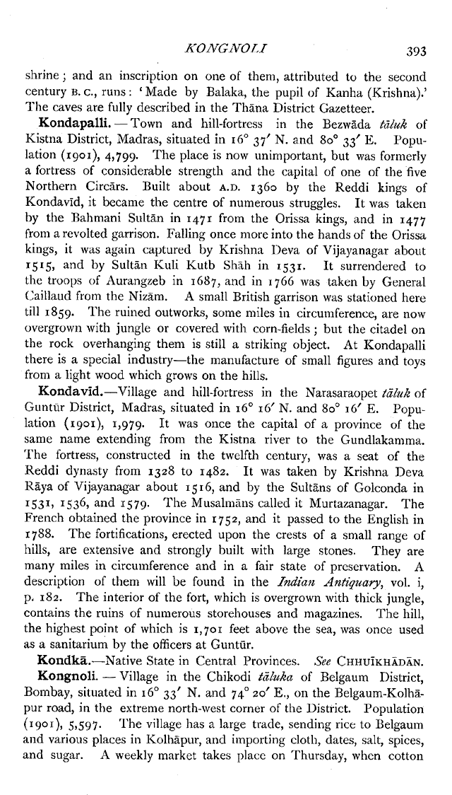 Imperial Gazetteer2 of India, Volume 15, page 393