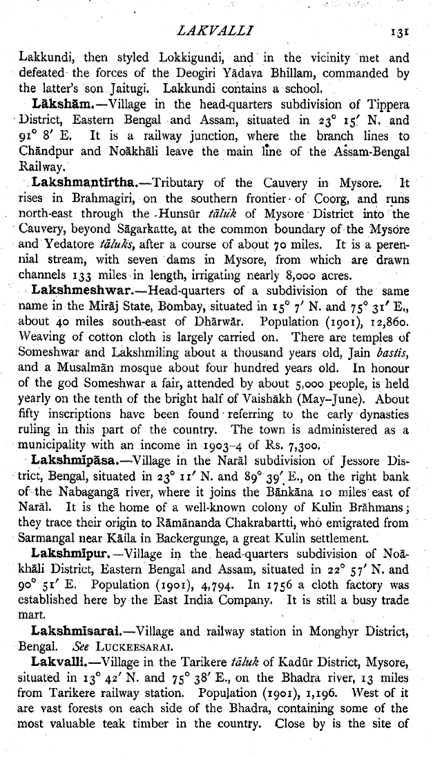 Imperial Gazetteer2 of India, Volume 16, page 131