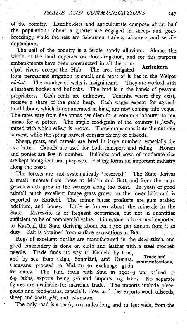 Imperial Gazetteer2 of India, Volume 16, page 147