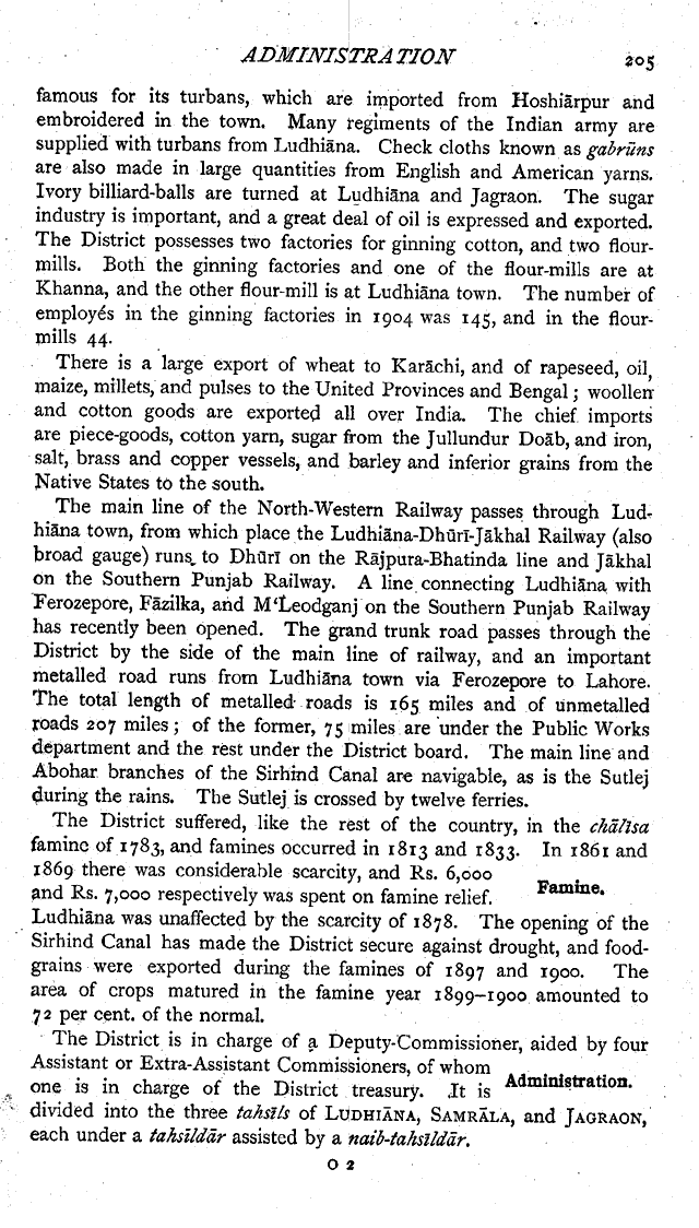Imperial Gazetteer2 of India, Volume 16, page 205