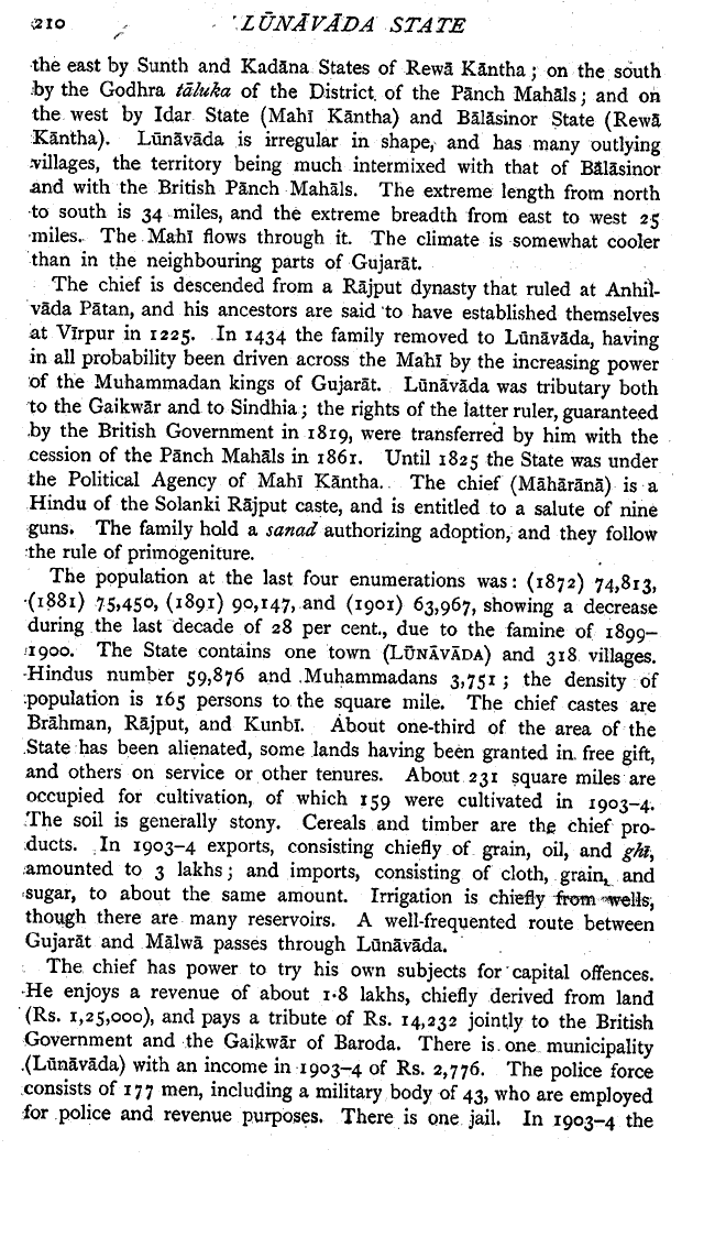 Imperial Gazetteer2 of India, Volume 16, page 210