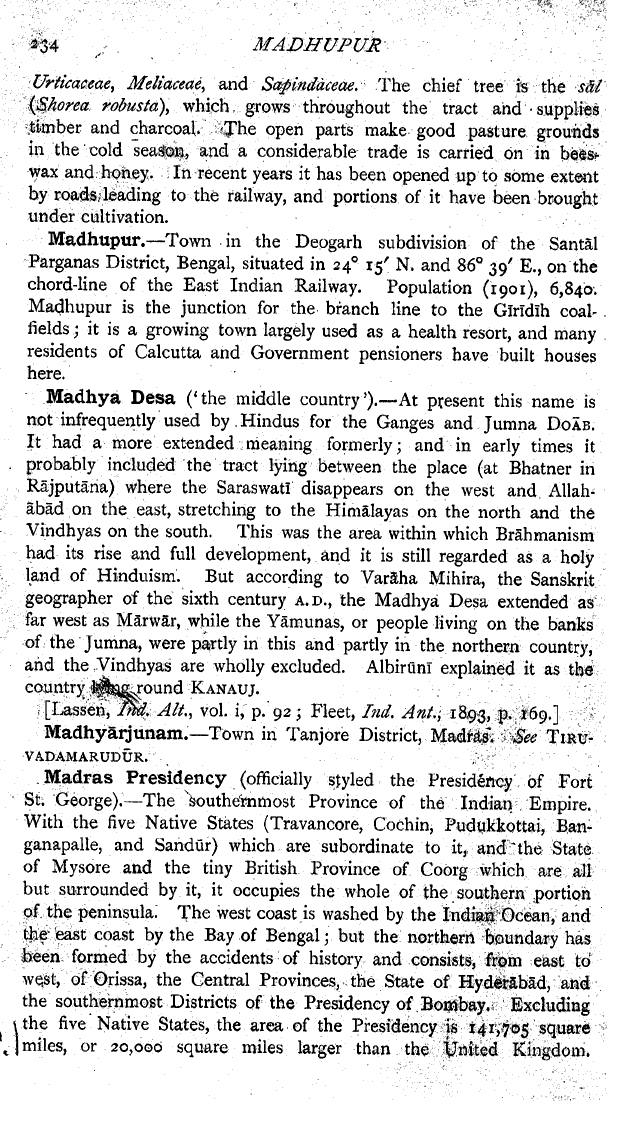Imperial Gazetteer2 of India, Volume 16, page 234