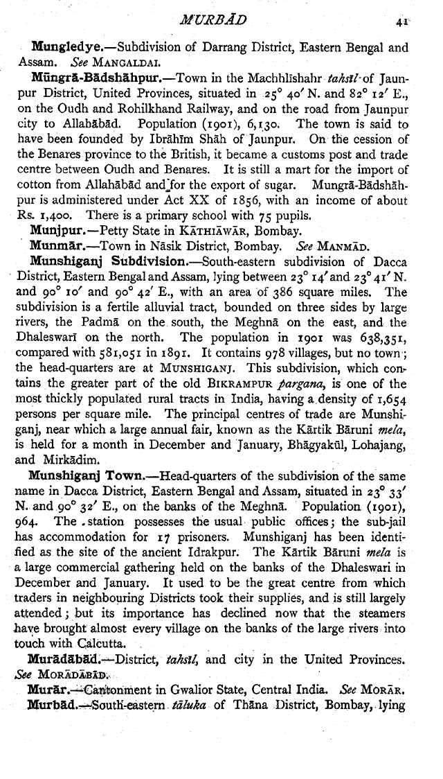 Imperial Gazetteer2 of India, Volume 18, page 41