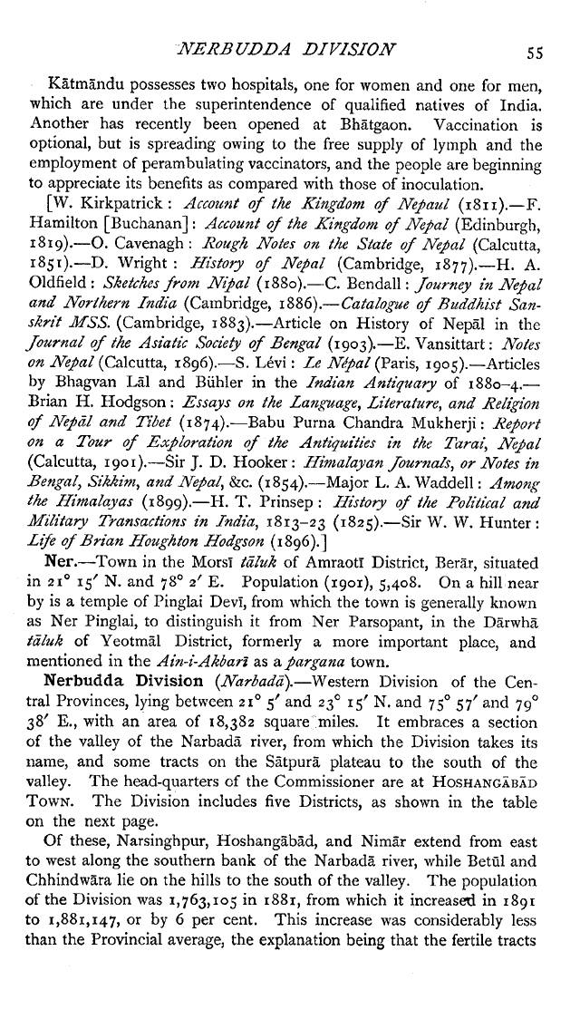 Imperial Gazetteer2 of India, Volume 19, page 55