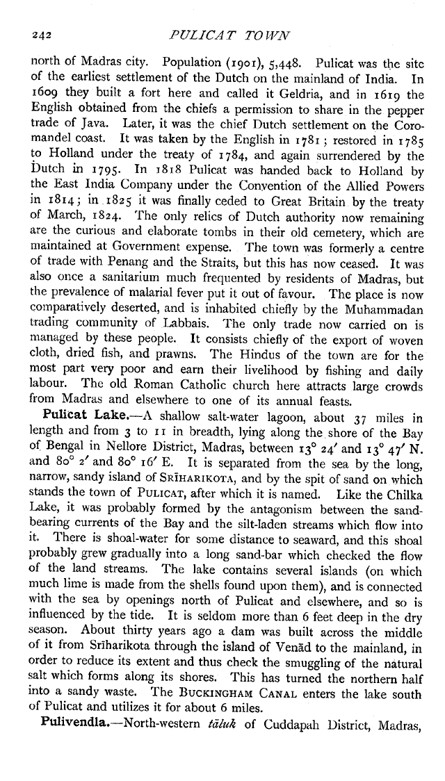 Imperial Gazetteer2 of India, Volume 20, page 242