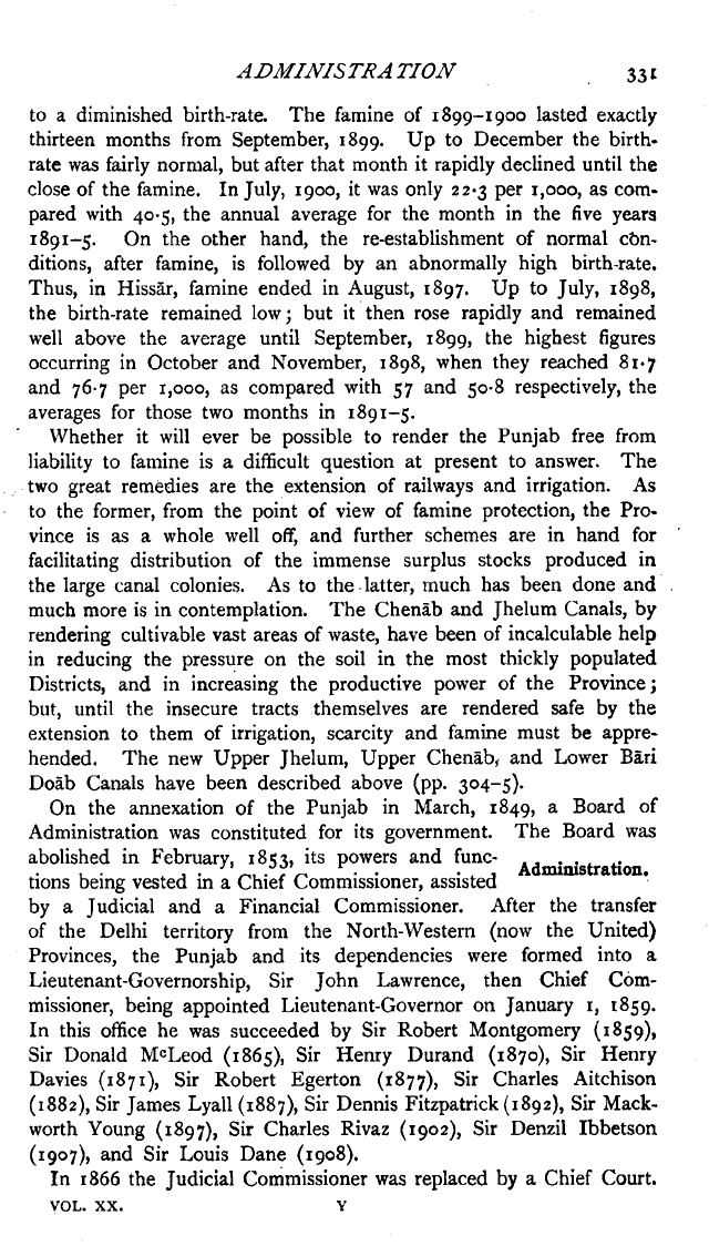 Imperial Gazetteer2 of India, Volume 20, page 331