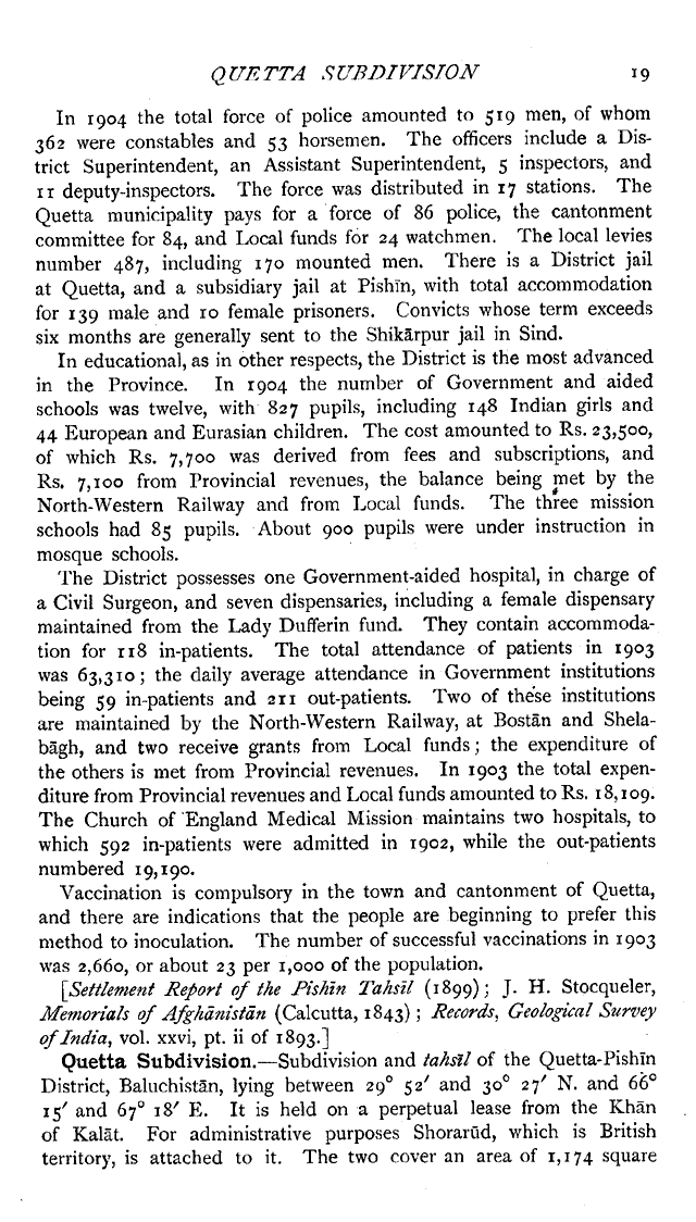 Imperial Gazetter of India, Volume 21, page 19