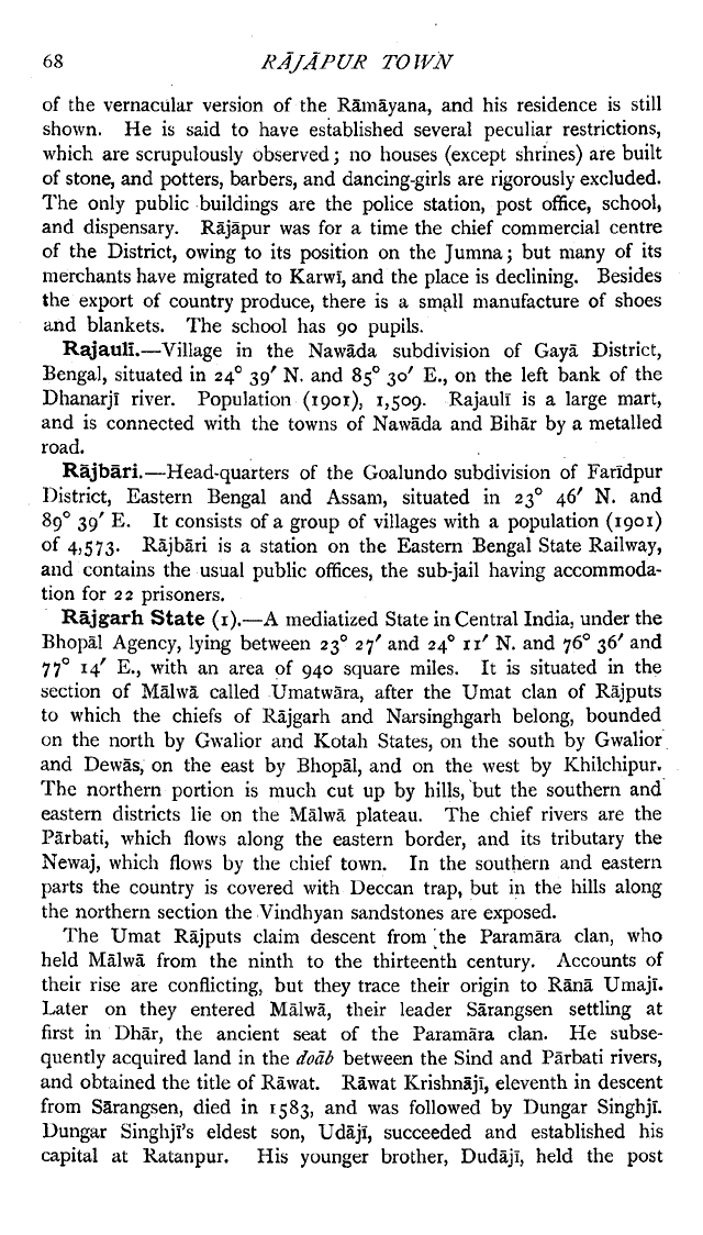 Imperial Gazetter of India, Volume 21, page 68