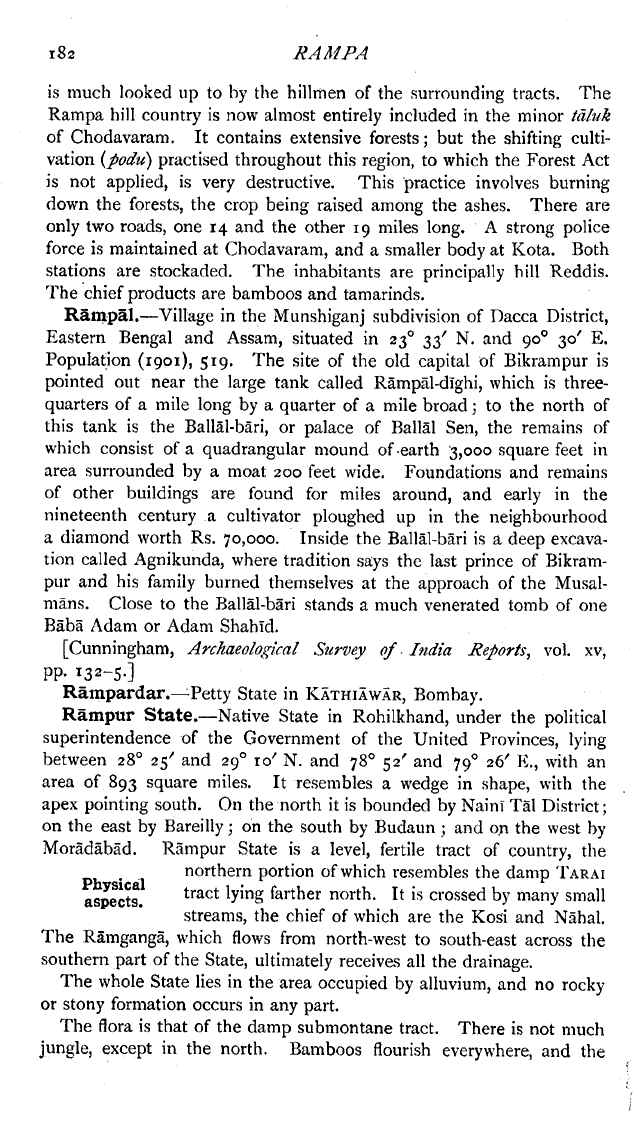 Imperial Gazetter of India, Volume 21, page 182