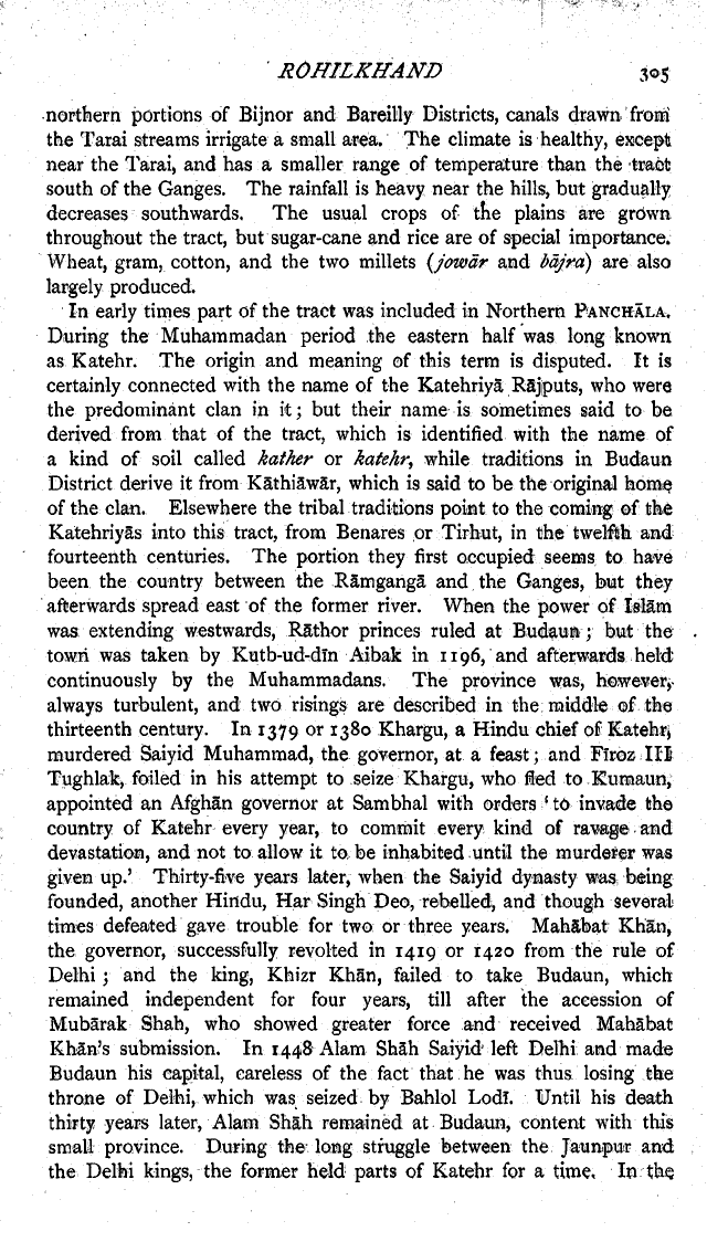 Imperial Gazetter of India, Volume 21, page 305