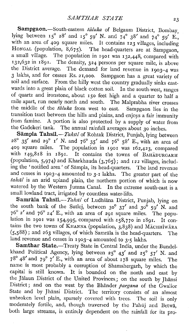 Imperial Gazetteer2 of India, Volume 22, page 23