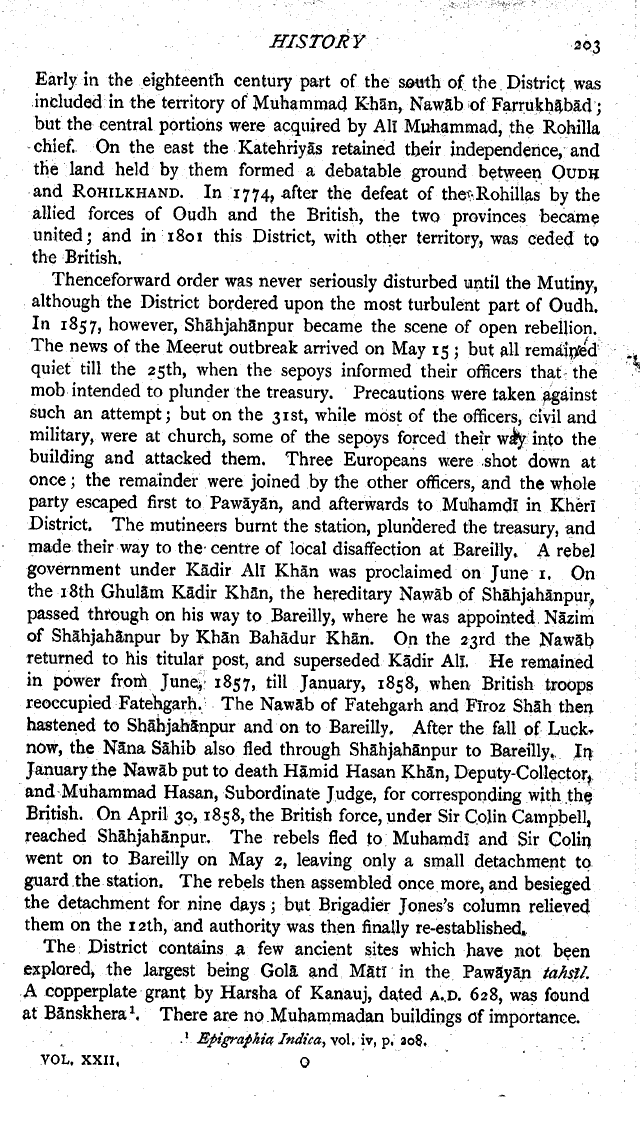 Imperial Gazetteer2 of India, Volume 22, page 203