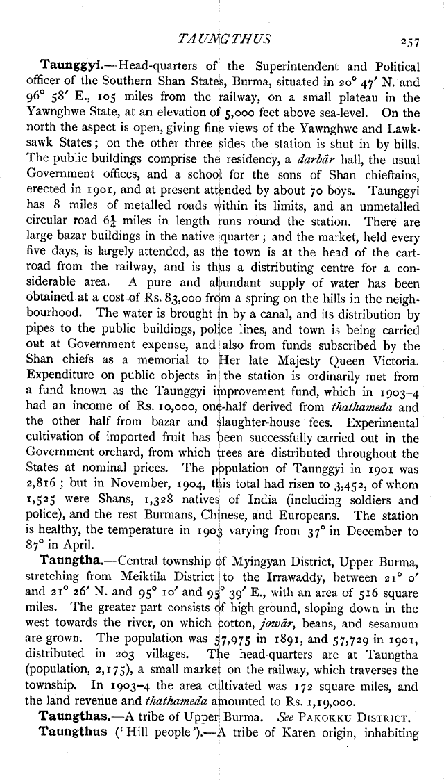 Imperial Gazetteer2 of India, Volume 23, page 257