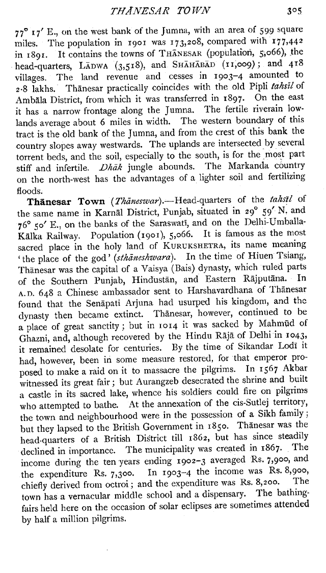 Imperial Gazetteer2 of India, Volume 23, page 305