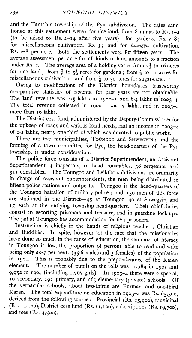 Imperial Gazetteer2 of India, Volume 23, page 432