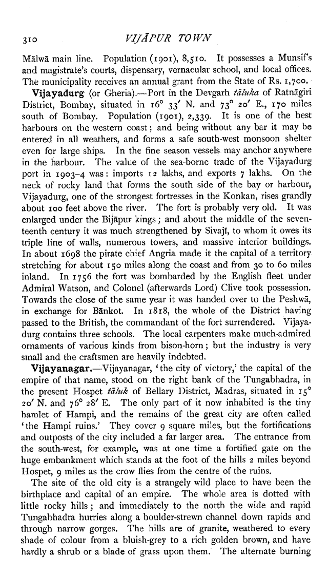 Imperial Gazetteer2 of India, Volume 24, page 310