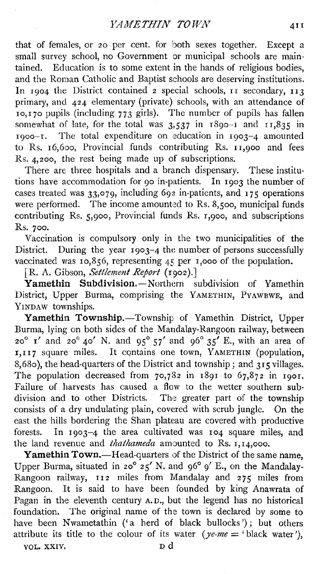 Imperial Gazetteer2 of India, Volume 24, page 411