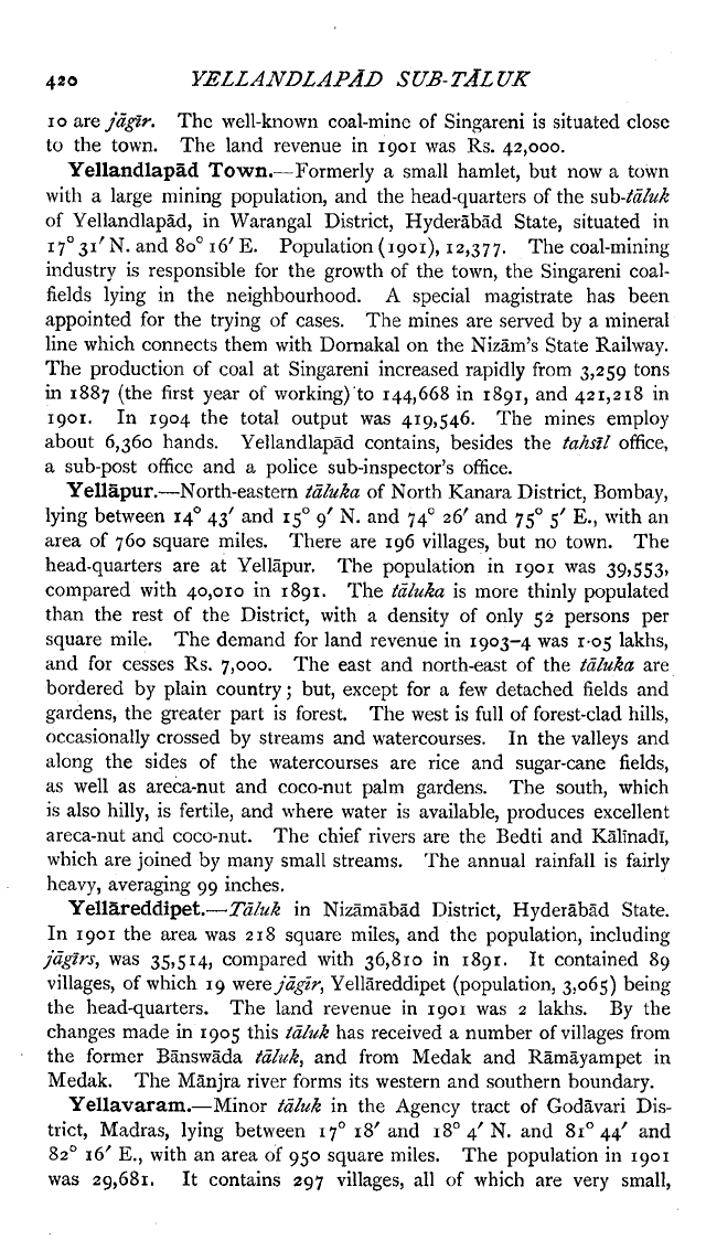 Imperial Gazetteer2 of India, Volume 24, page 420